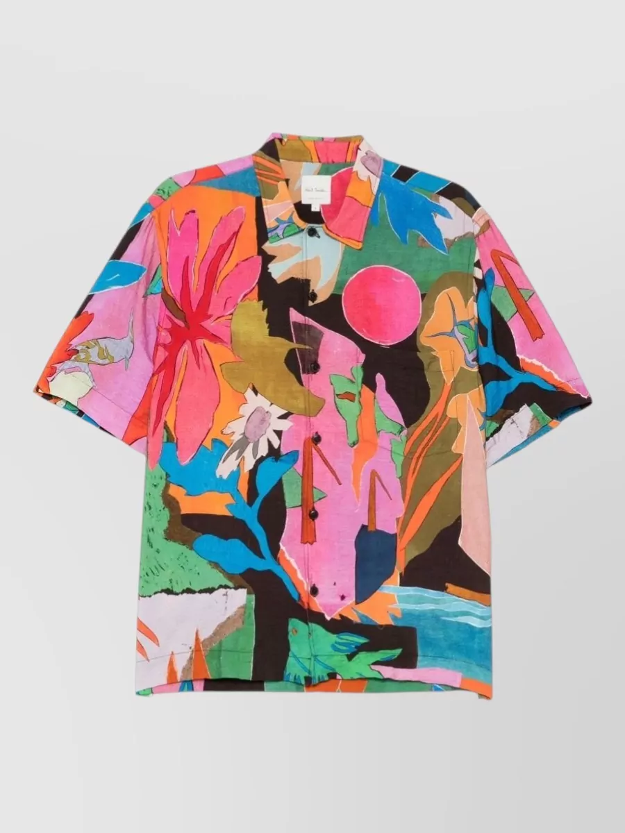 Paul Smith Printed Short-Sleeve Shirt