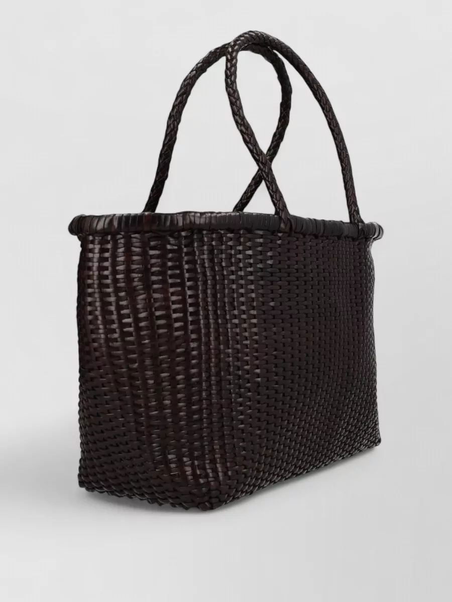 Dragon Diffusion Vintage Mesh Tote Leather Tote Bag