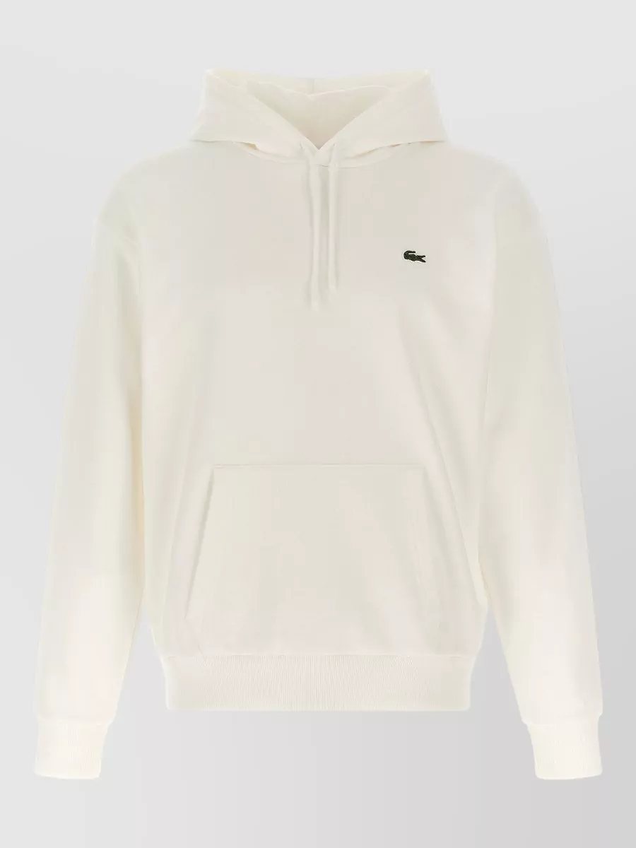 Lacoste cotton blend hoodie