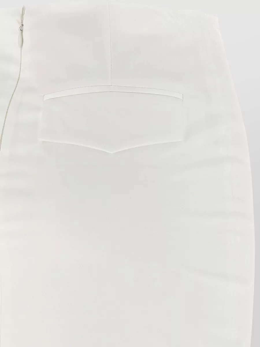 Thelatest Cotton Midi Pencil Skirt