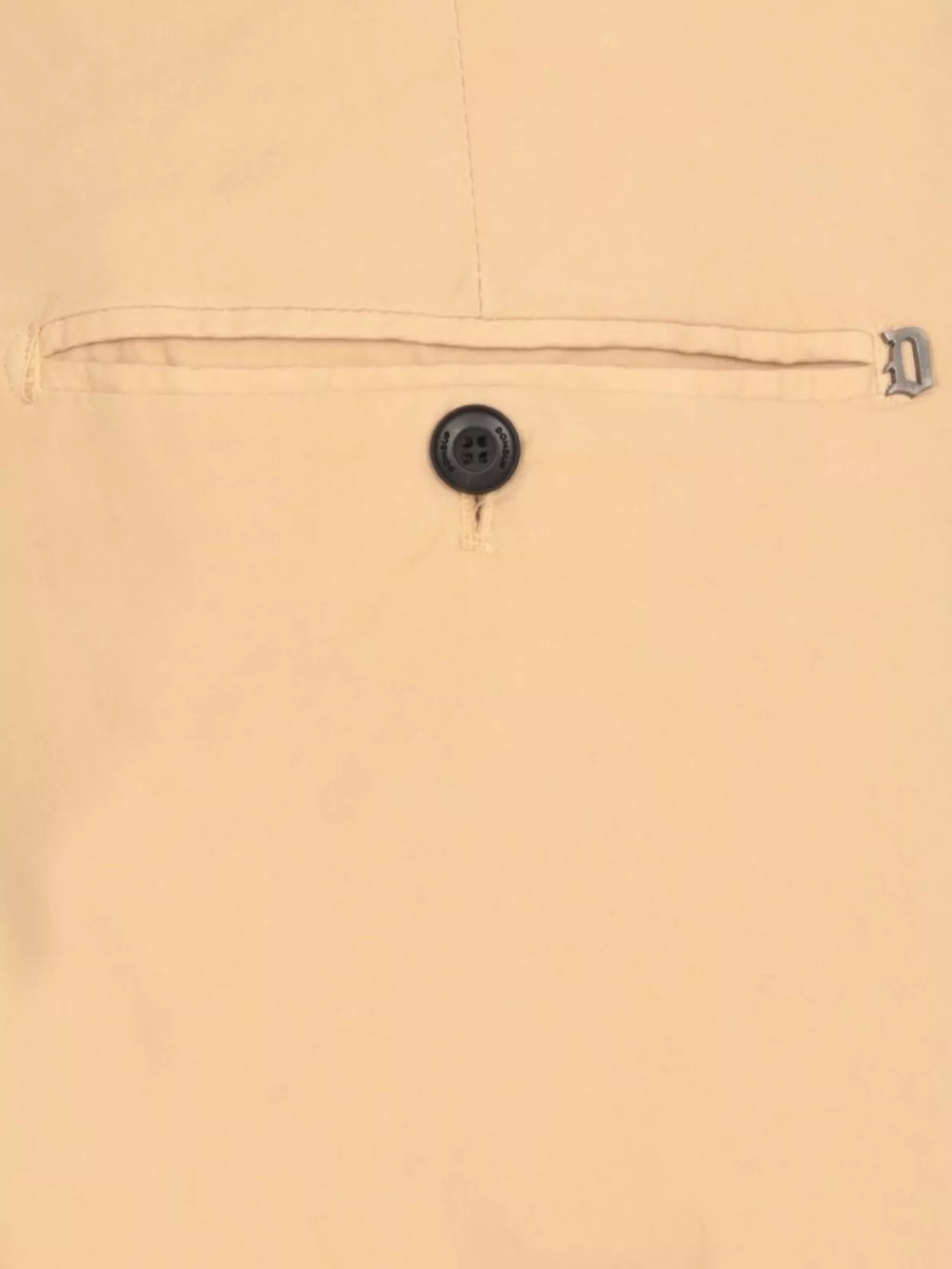 Dondup Straight Cotton Trousers Rolled Cuffs