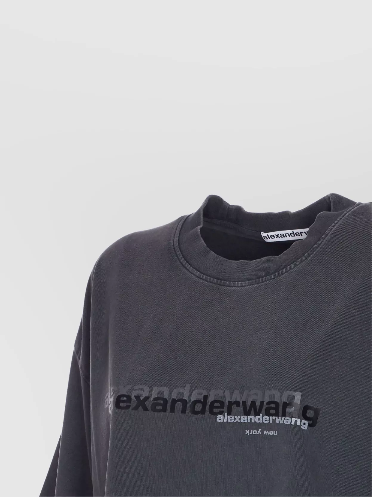Alexander Wang Crew Neck Short Sleeve Top