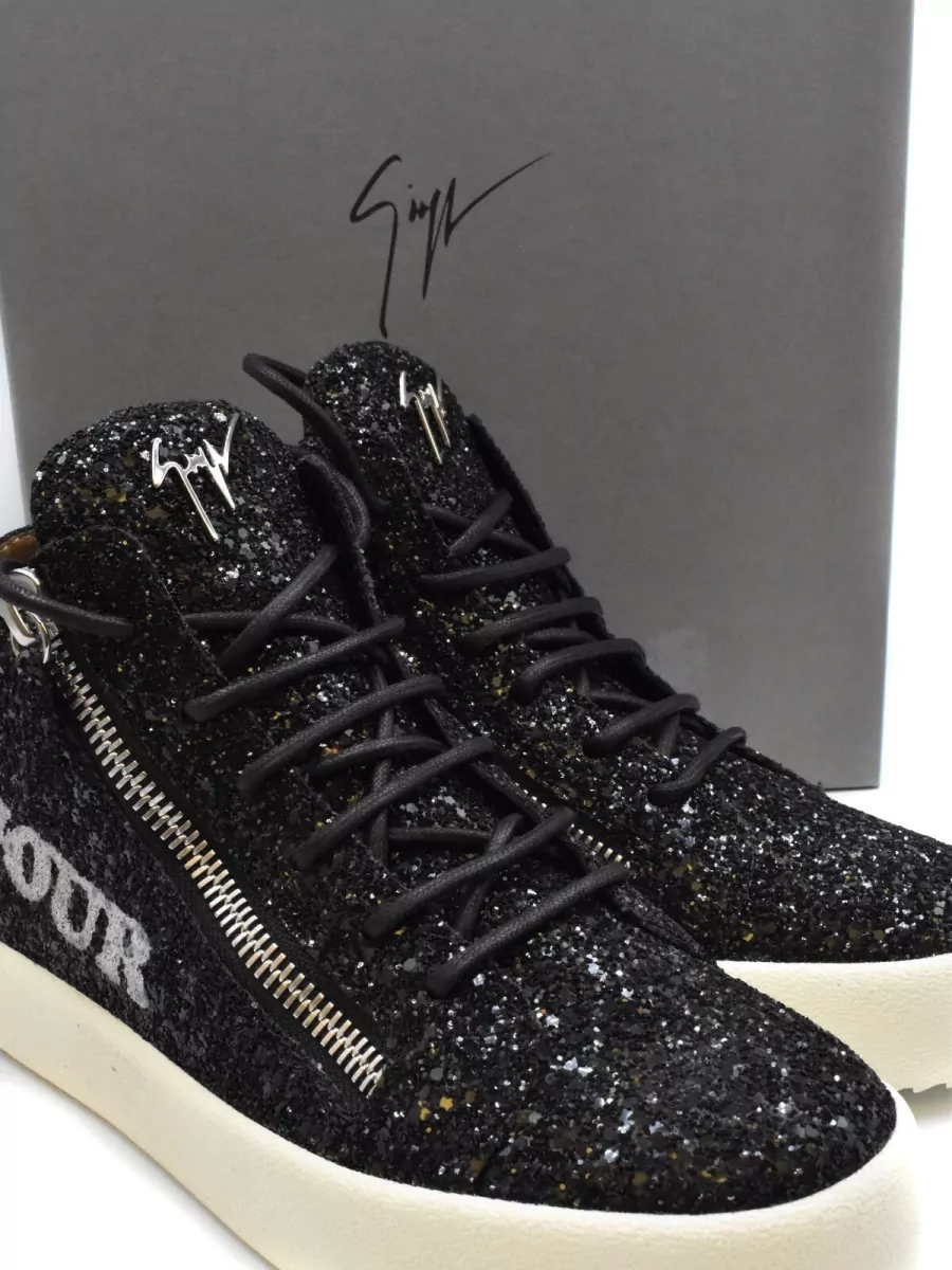 Giuseppe Zanotti Leather High-Top Sneakers