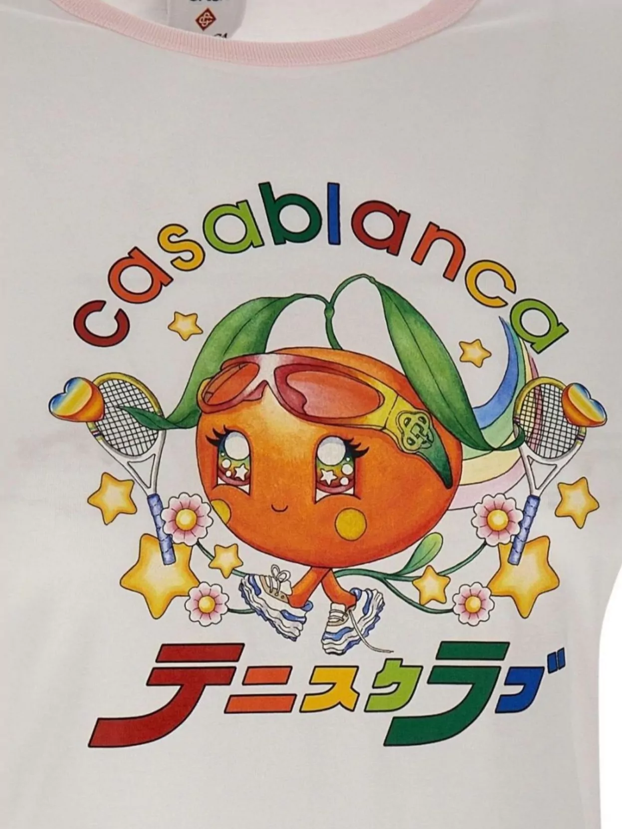 Casablanca Graphic Print Crew Neck T-Shirt