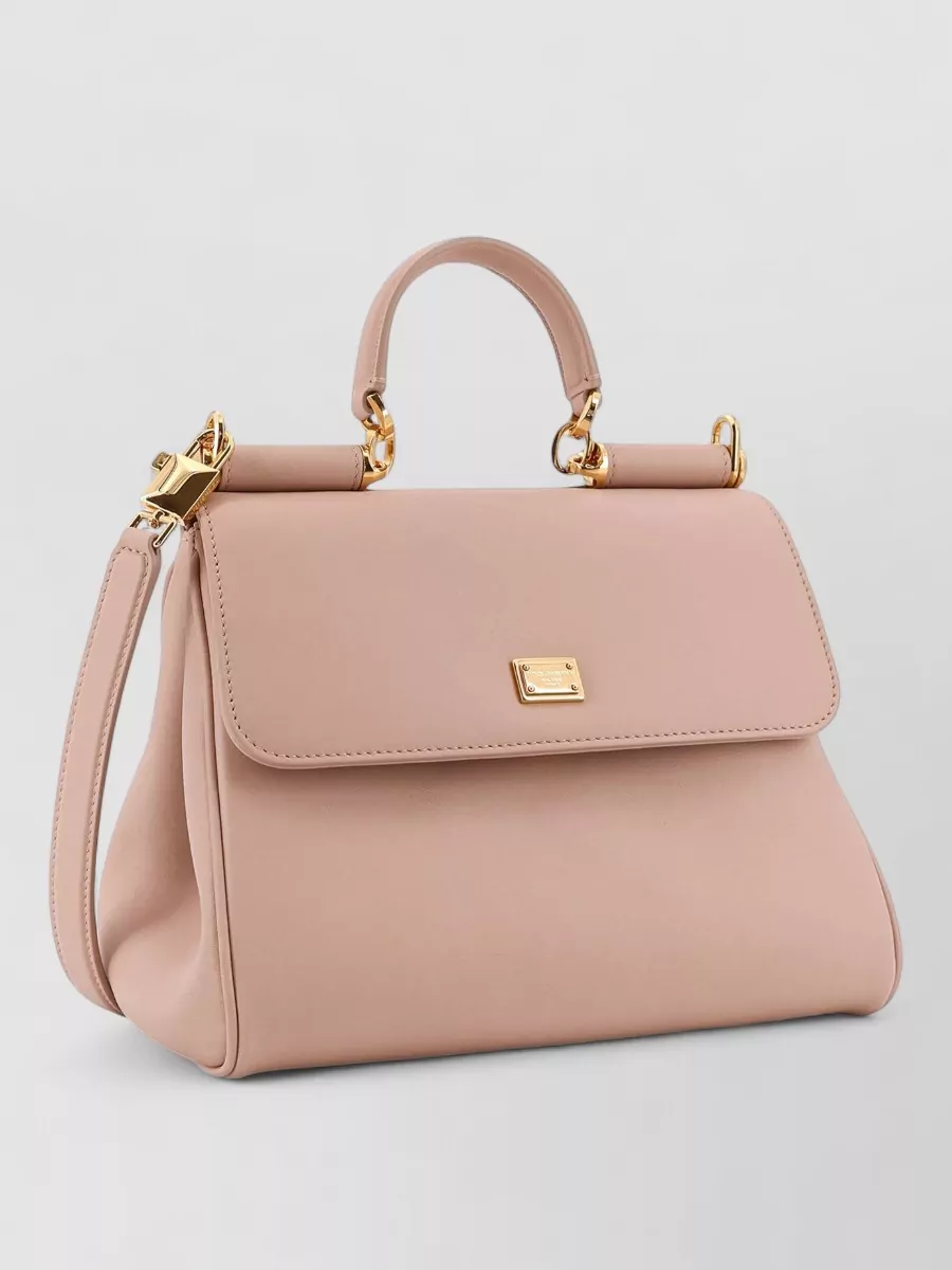 Dolce&Gabbana My Sicily Leather Shoulder Top Handle Bag