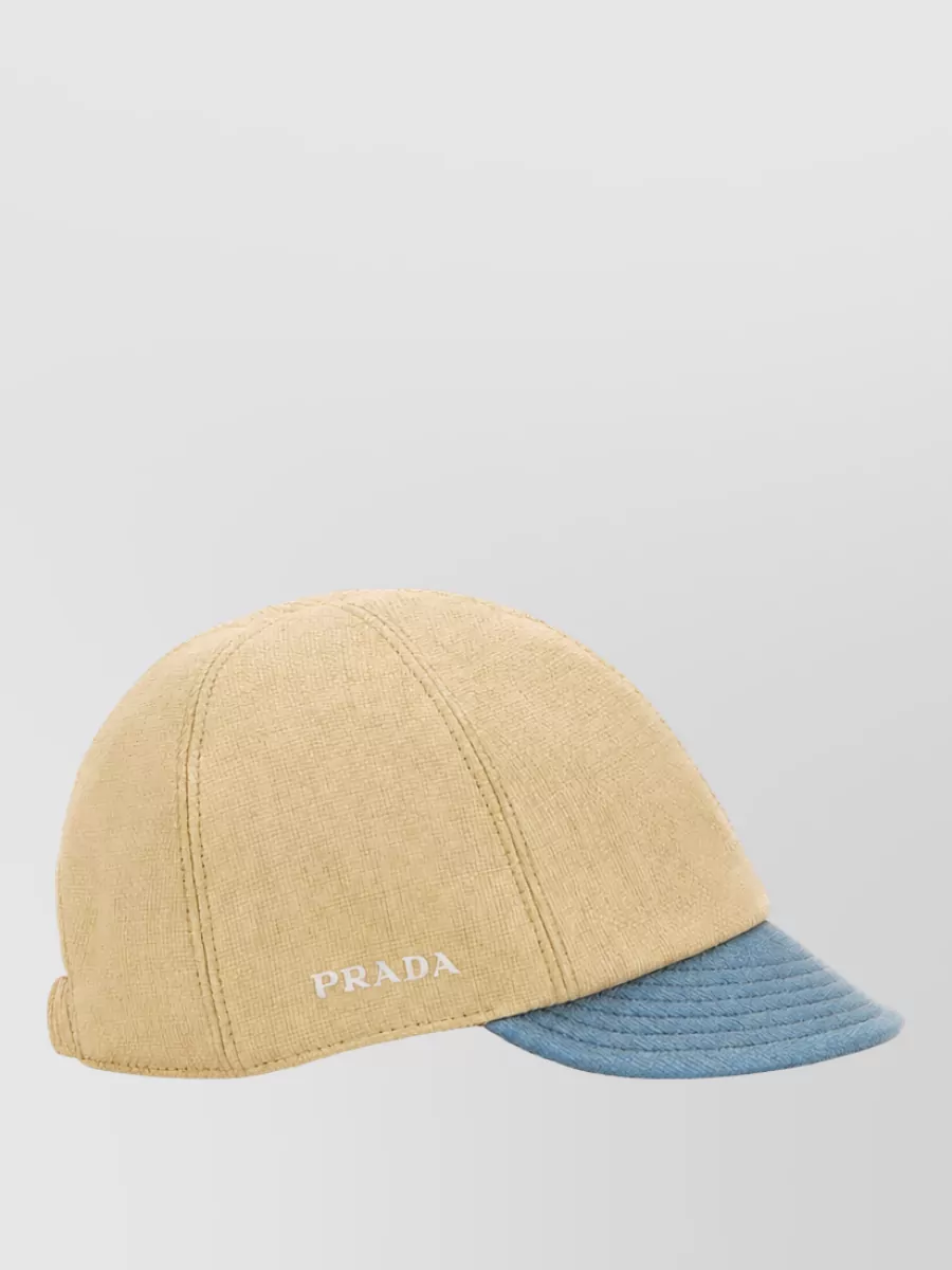 Prada Canvas Baseball Cap