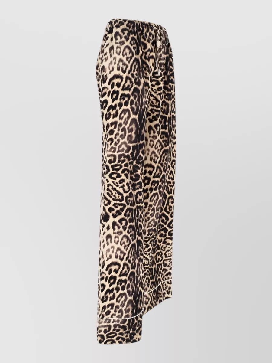 Ermanno Scervino Silk Wide-Leg Trousers