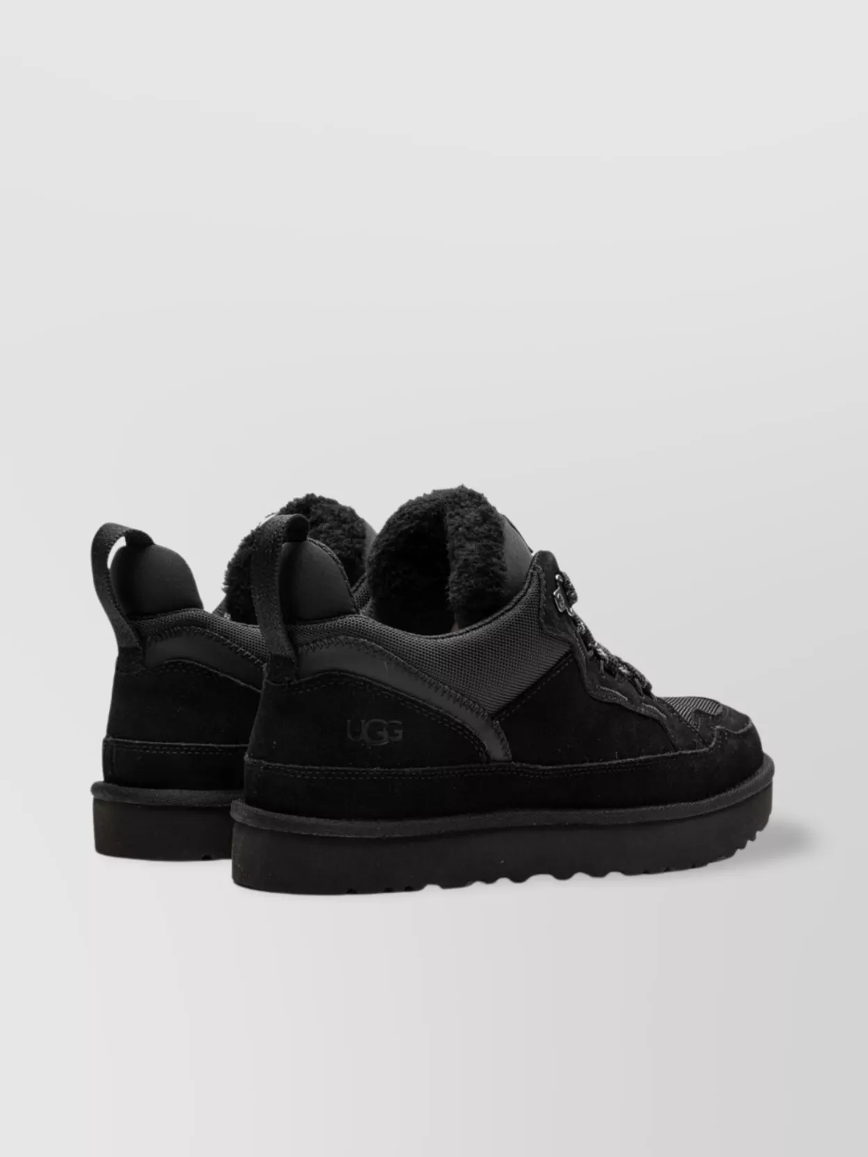 Ugg Lace-Up Sneakers Featuring Pull Tab
