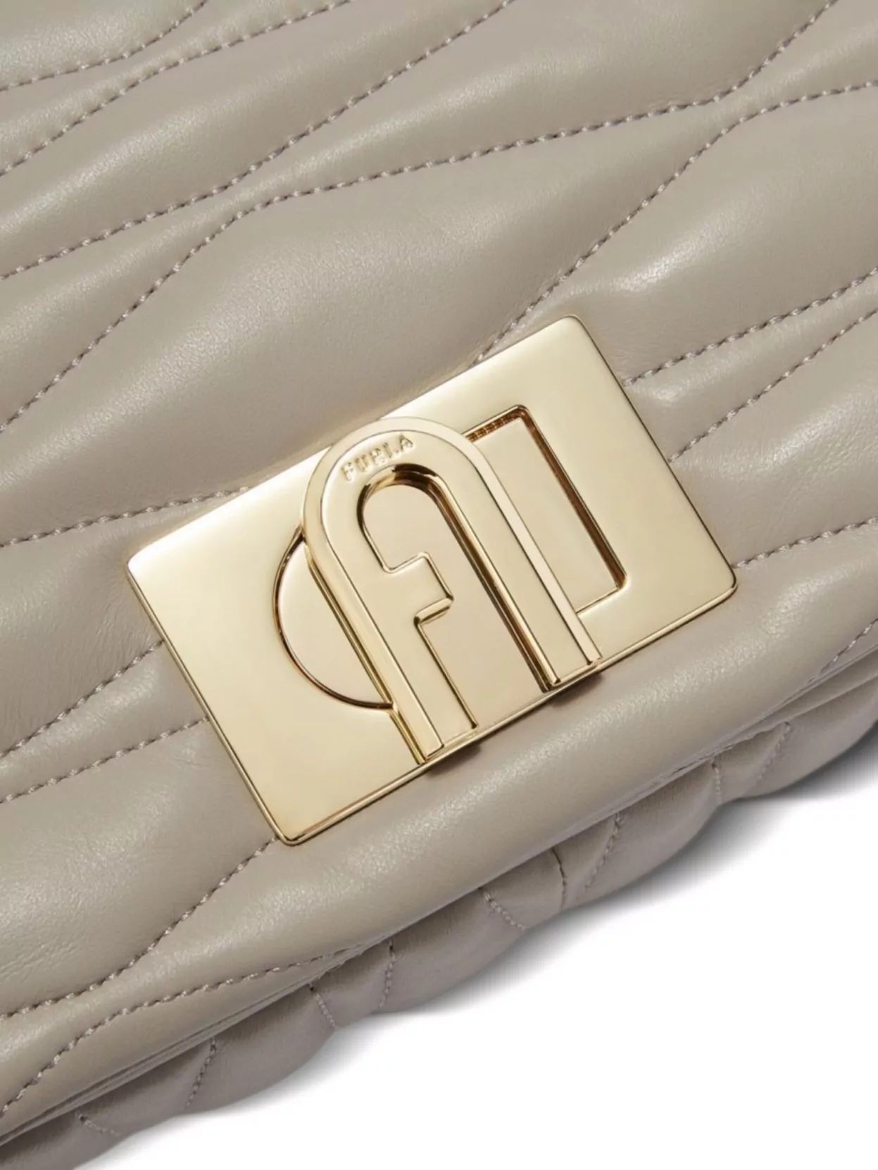 Furla Quilted Chain Strap Satchel