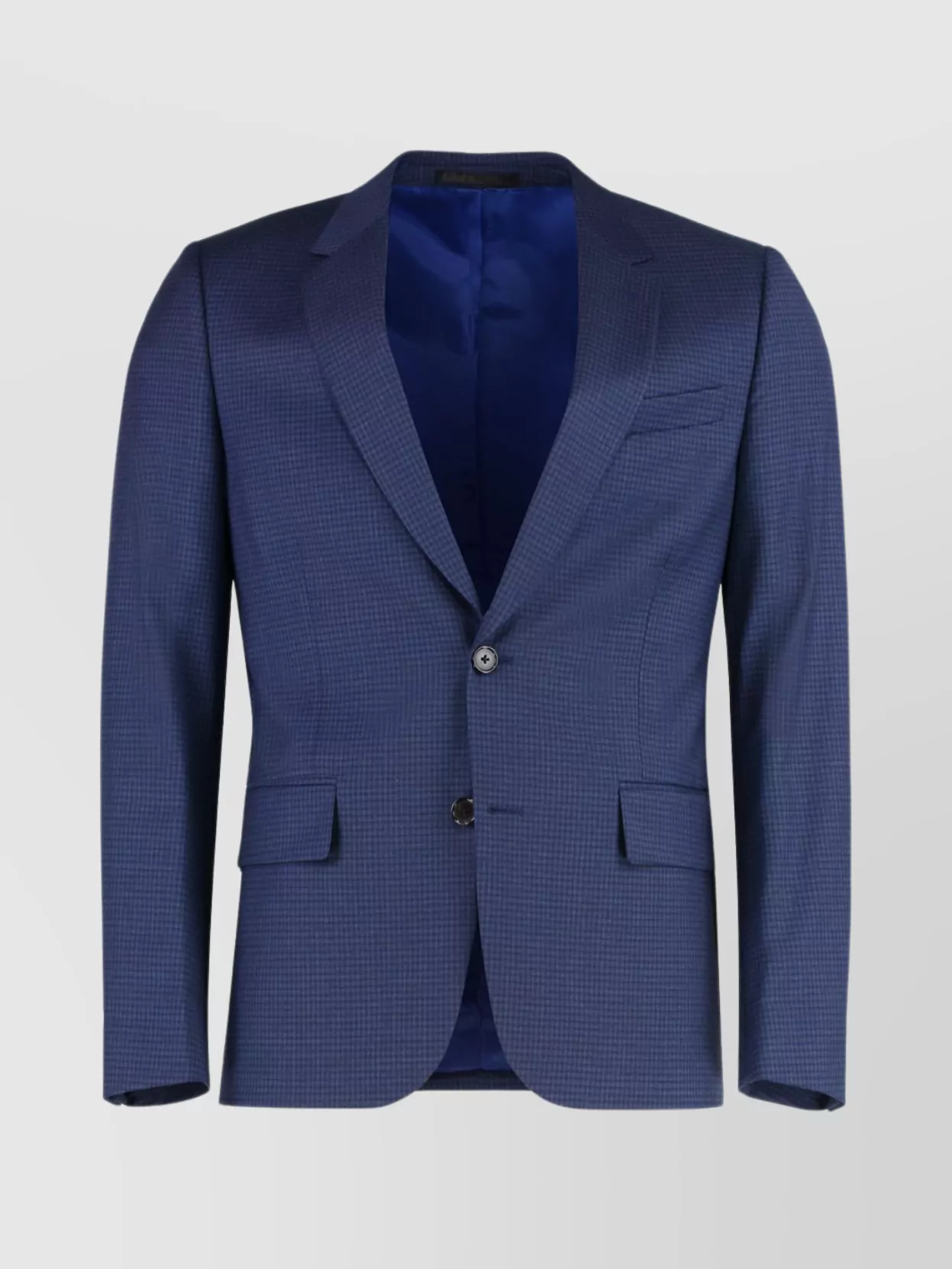 Shop Paul Smith Wool Suit Gingham Motif