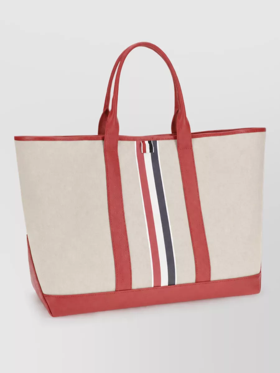 Thom Browne Canvas Tote Bag