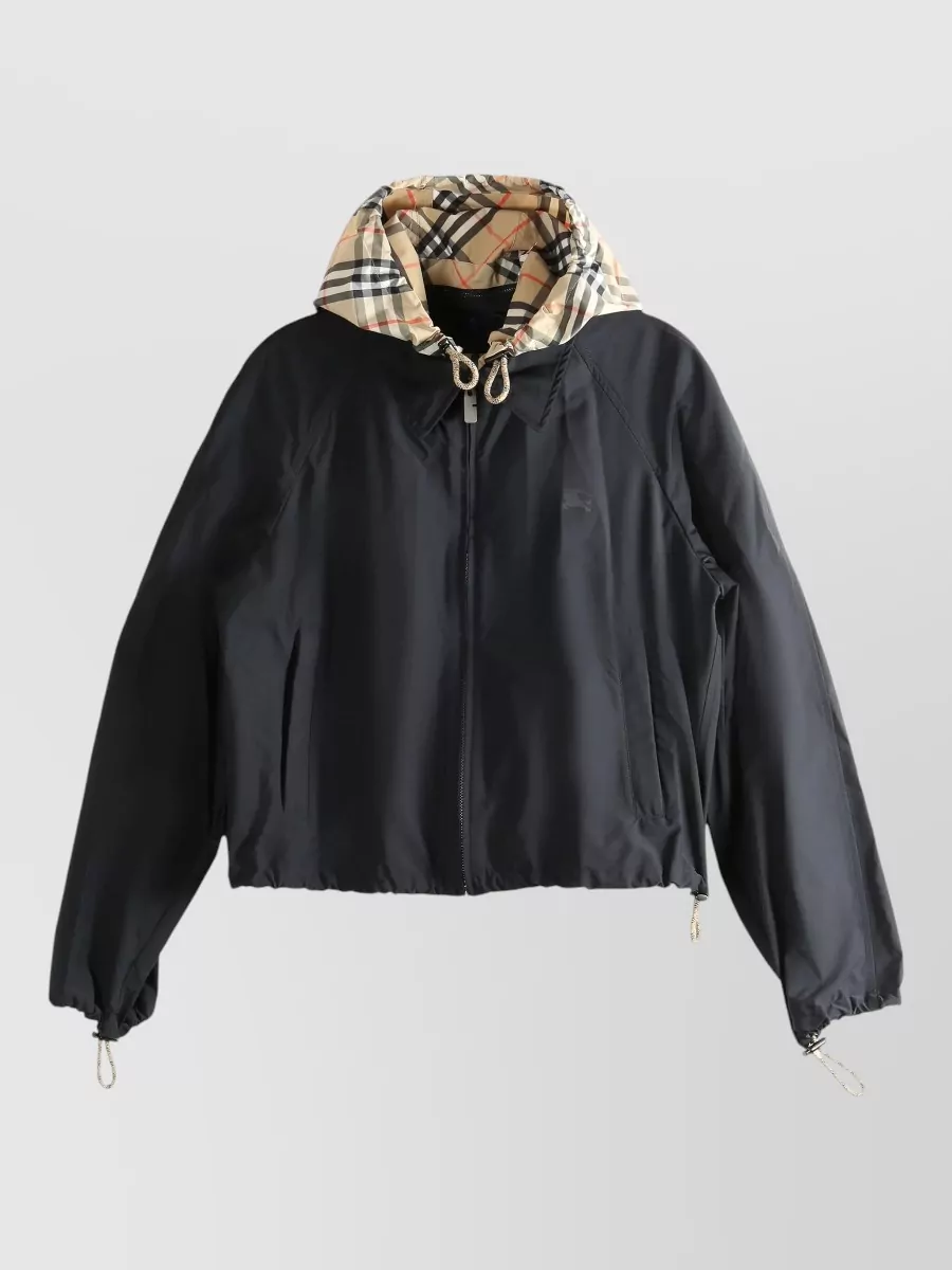 Burberry Cropped Hooded Jacket