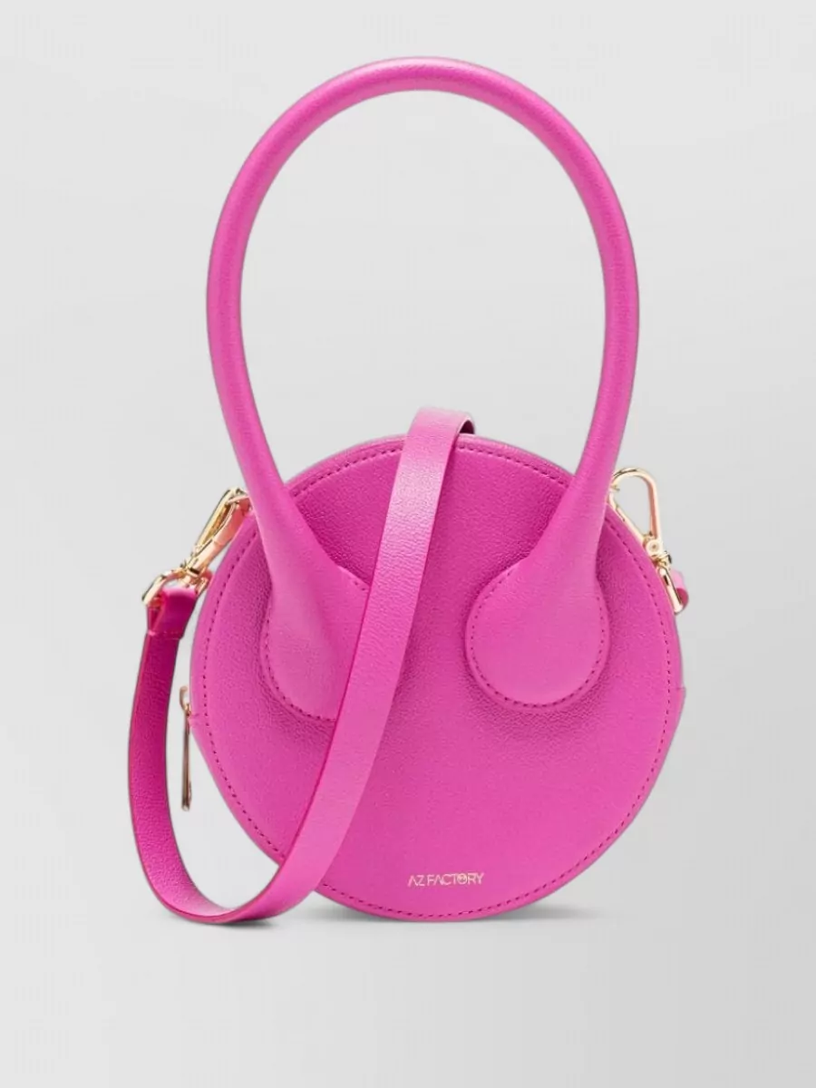 AZ Factory leather grained mini clutch bag