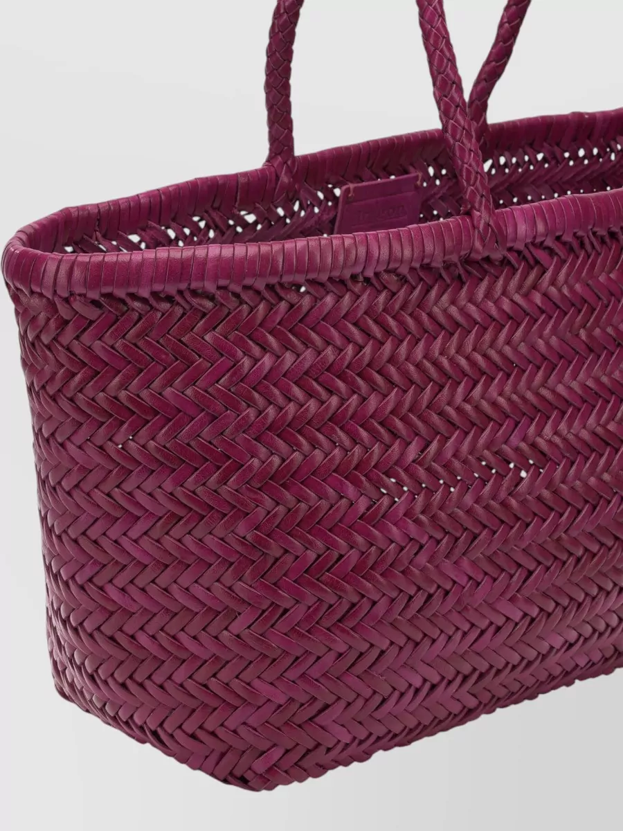 Dragon Diffusion Shoulder Bag Dual Handles Woven Design