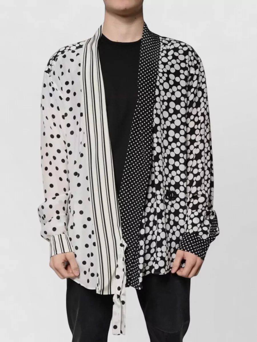 Dolce&Gabbana Silk polka-dot shirt