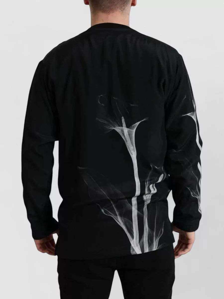 Dolce&Gabbana Silk Floral Print Crewneck Sweatshirt