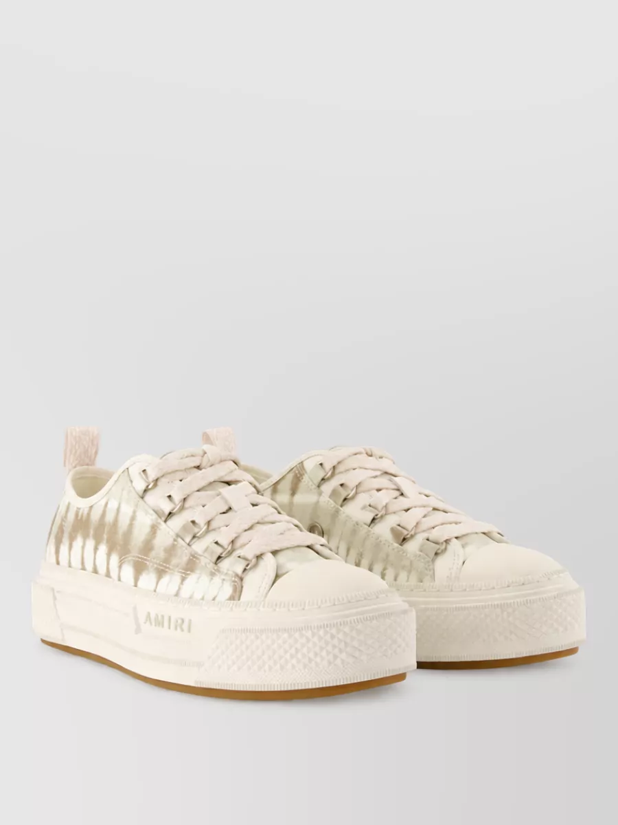 Amiri Cotton Tie Dye Lace-up Sneakers