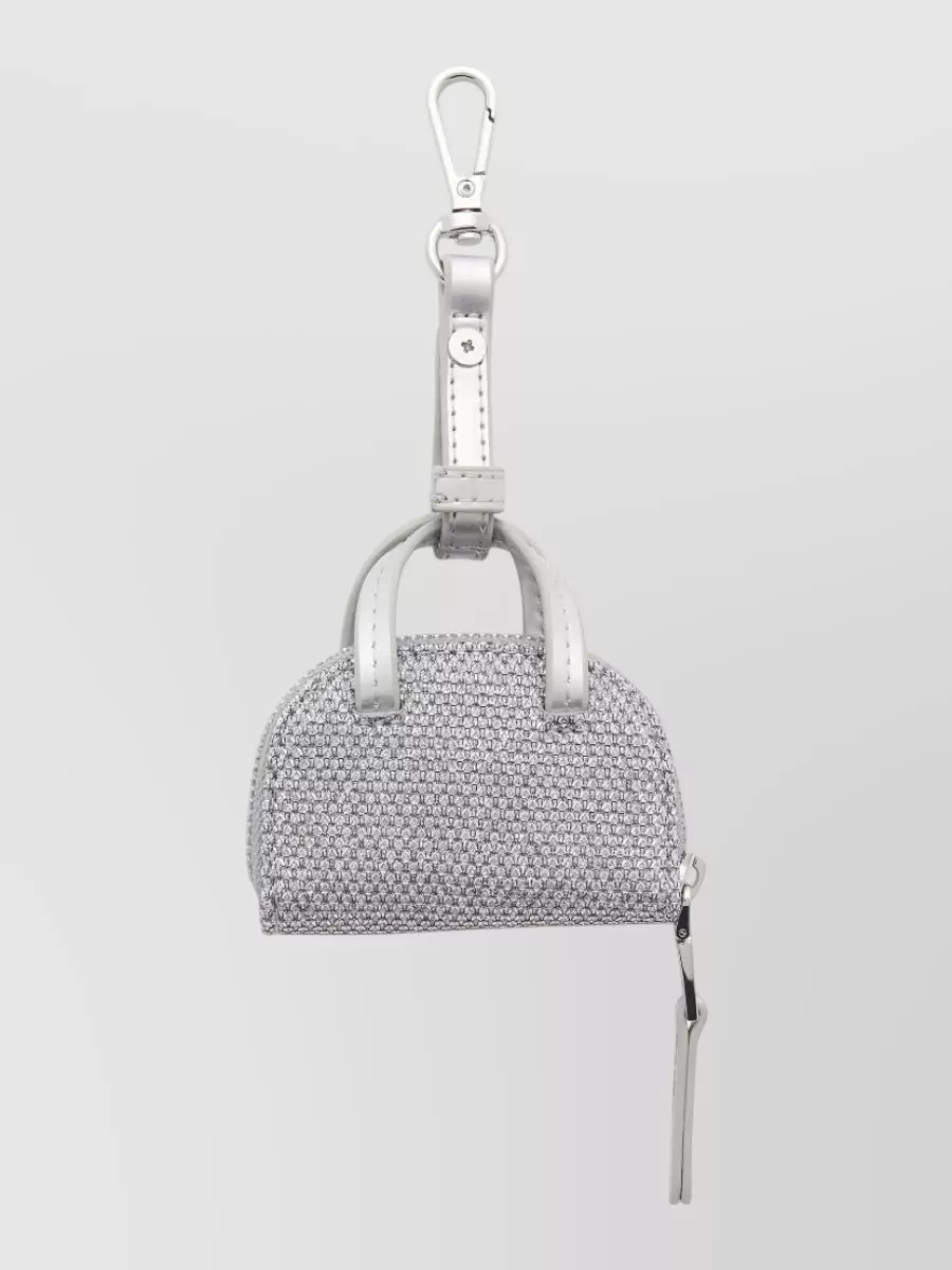 Diesel sparkly embossed keyring