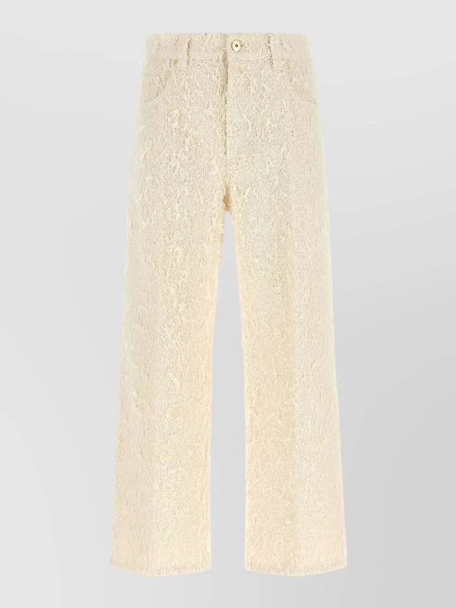 Brunello Cucinelli high-rise cropped straight-leg denim trousers