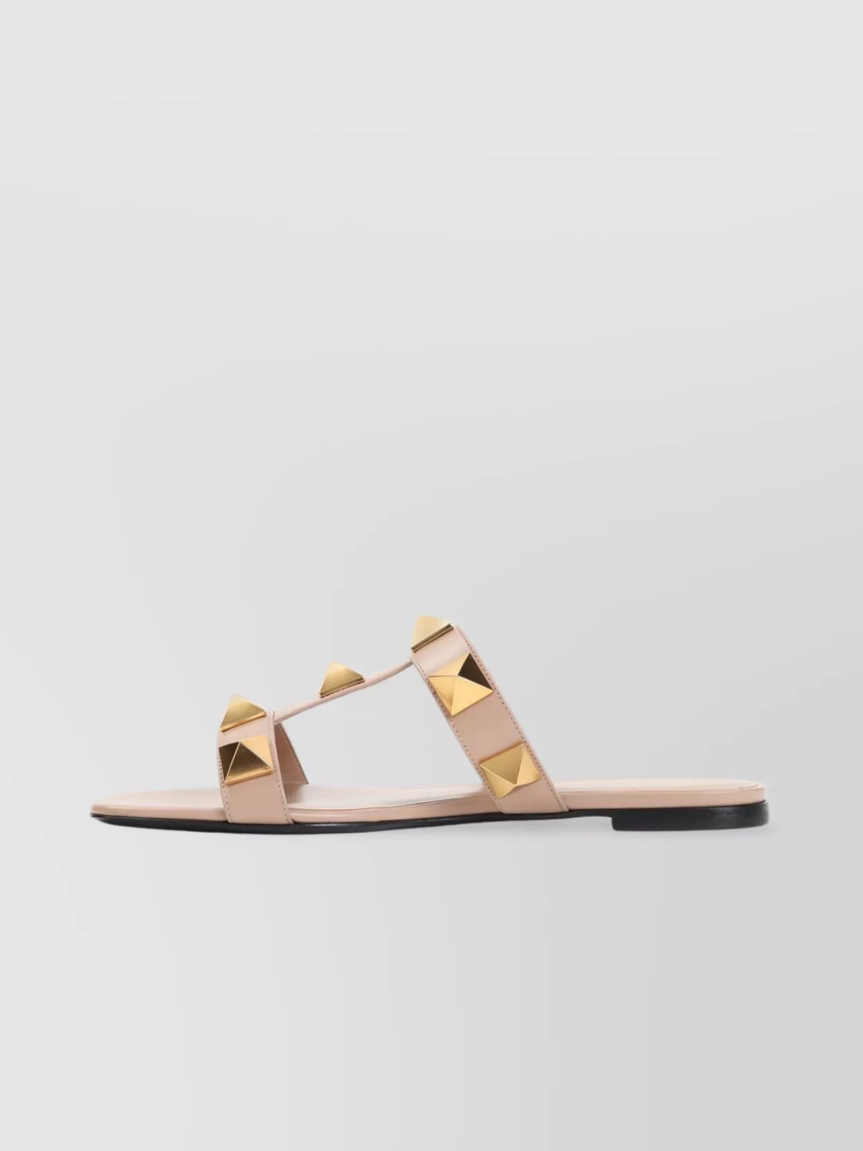 Valentino Garavani Slide Sandal Studded Round Toe