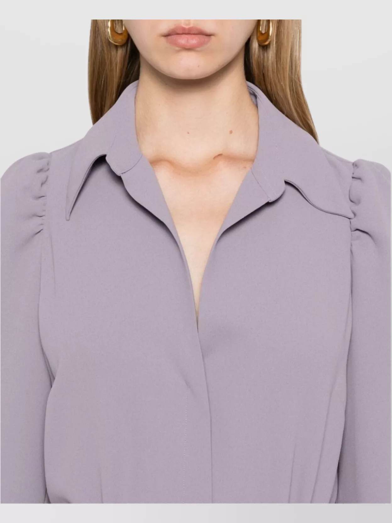 Dries Van Noten Celindra Long Sleeve Collared Shirt