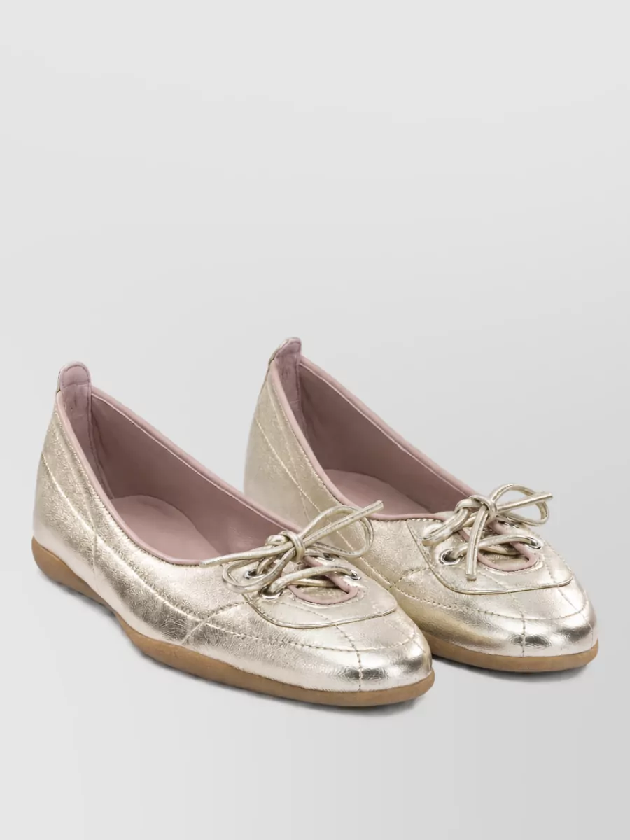 Halmanera leather ballerina shoes