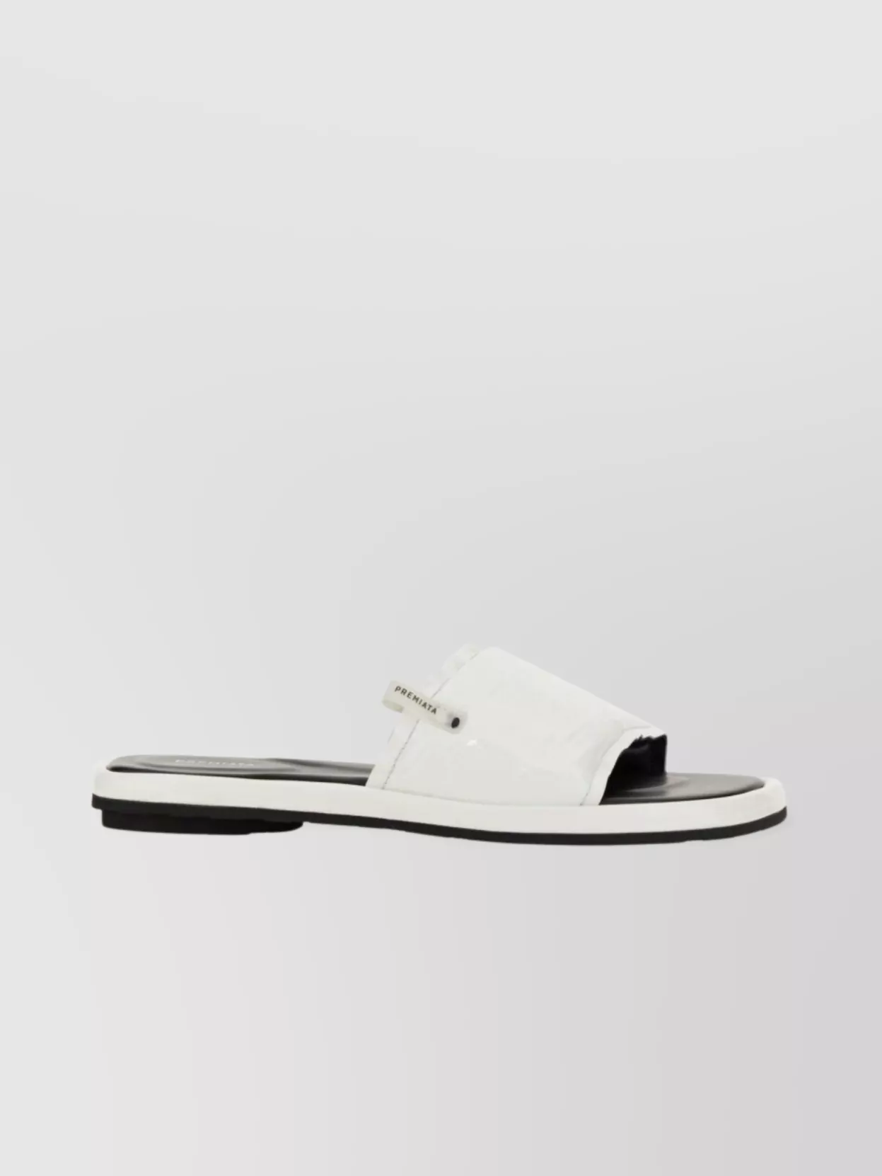 Premiata Slide Sandal With Contrast And Flat Sole