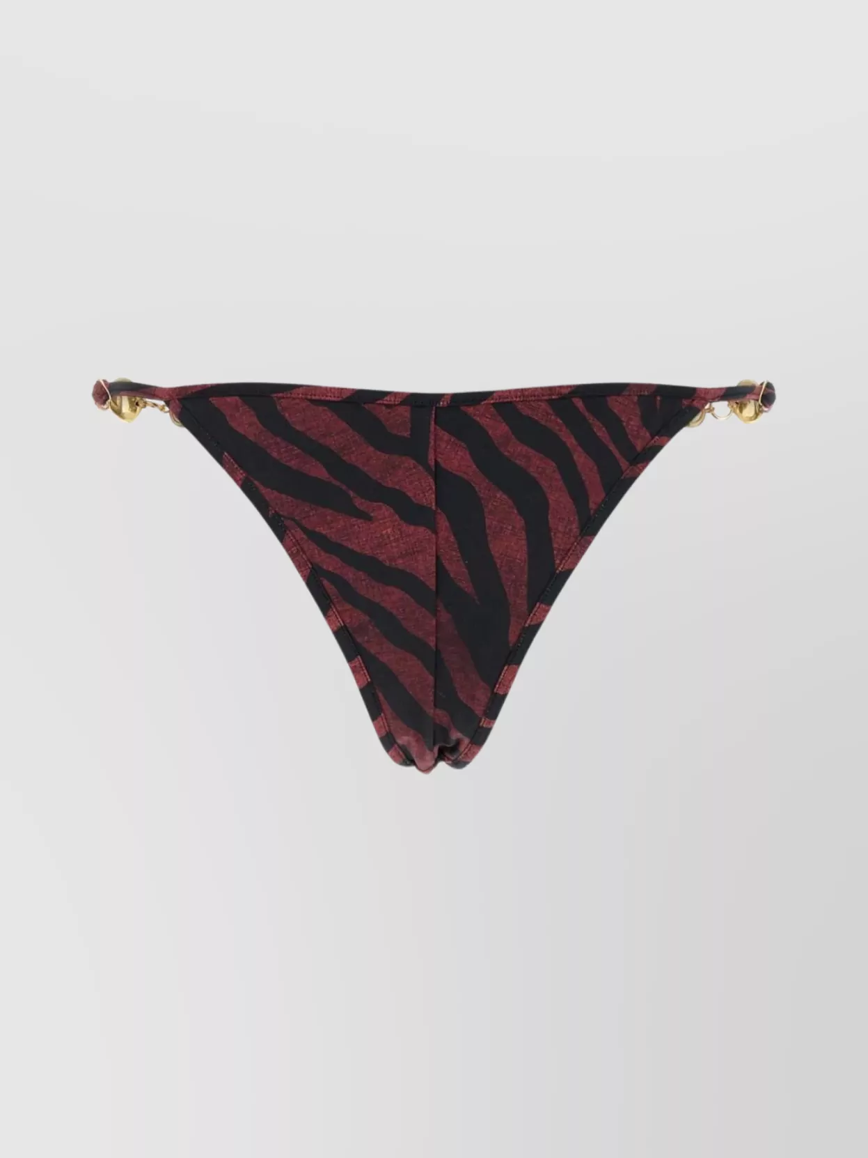 REINA OLGA STRETCH NYLON BIKINI BOTTOM WITH ANIMAL PRINT