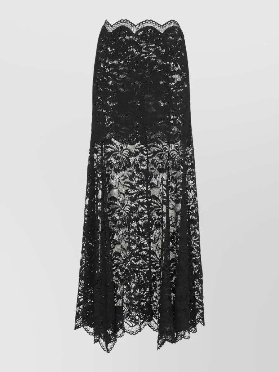 Paco Rabanne Lace Midi Skirt