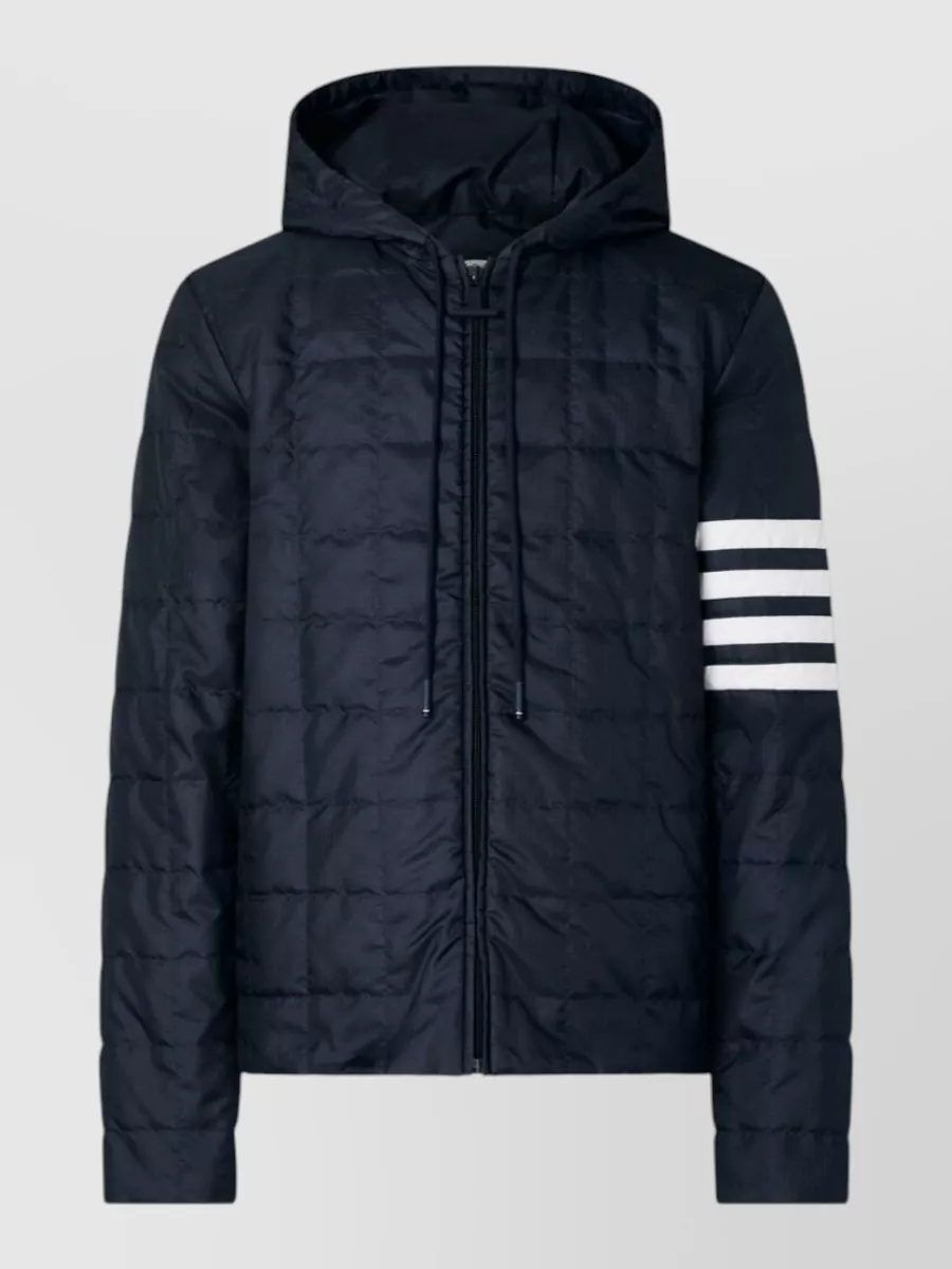 Thom Browne down quilted hooded puffer jacket