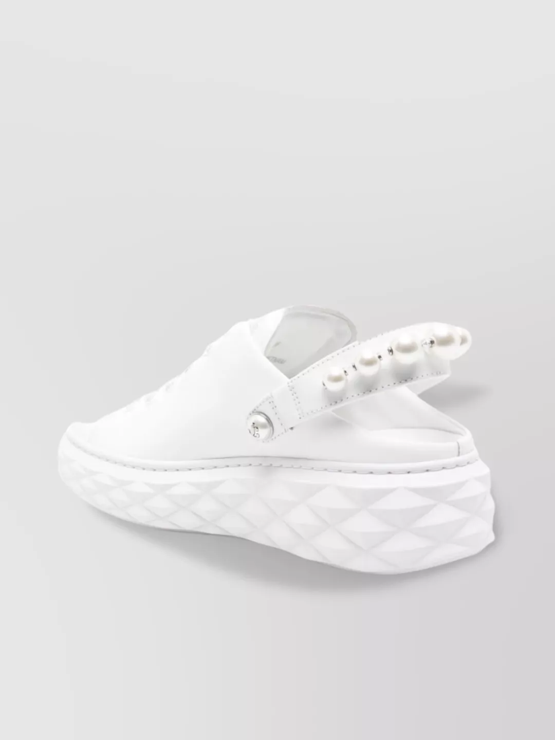 Jimmy Choo Pearl Platform Round Slingback Sneakers