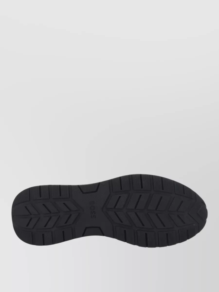 Boss Leather Low-Top Sneakers
