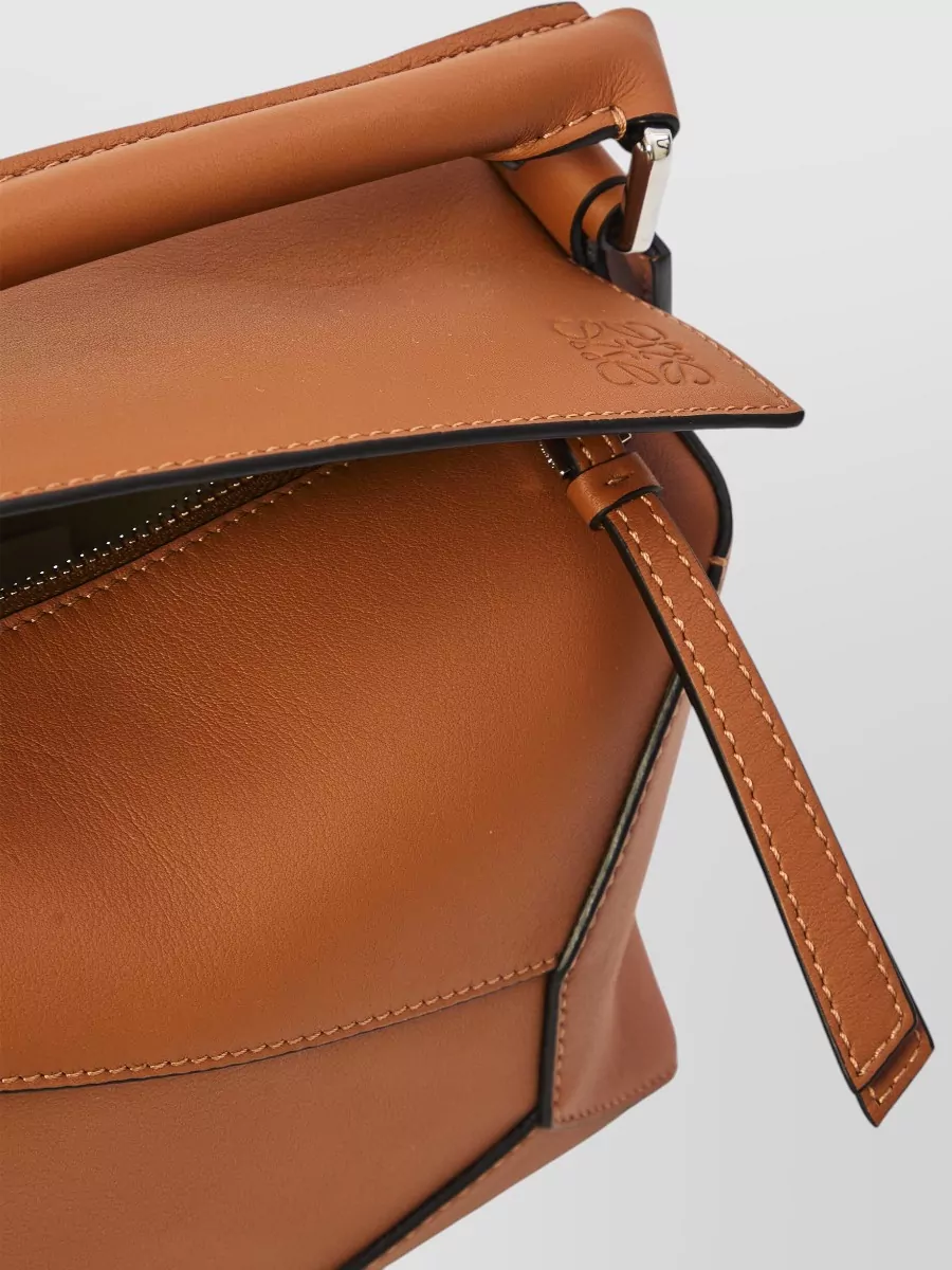 Loewe Puzzle Edge Cubic Leather Shoulder Bag