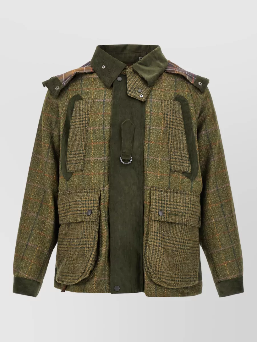 Barbour Wool Single Breasted Coat