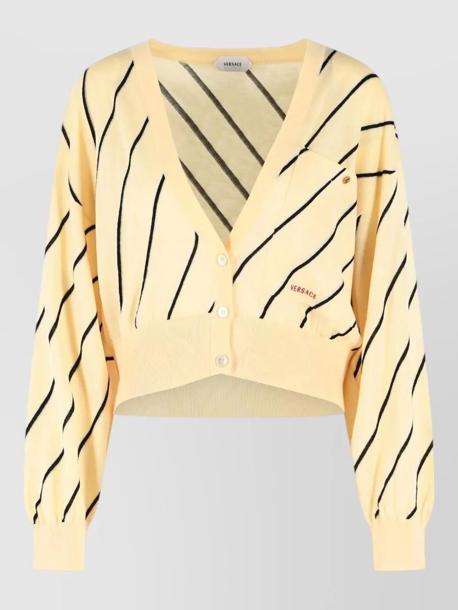 Versace wool cardigan
