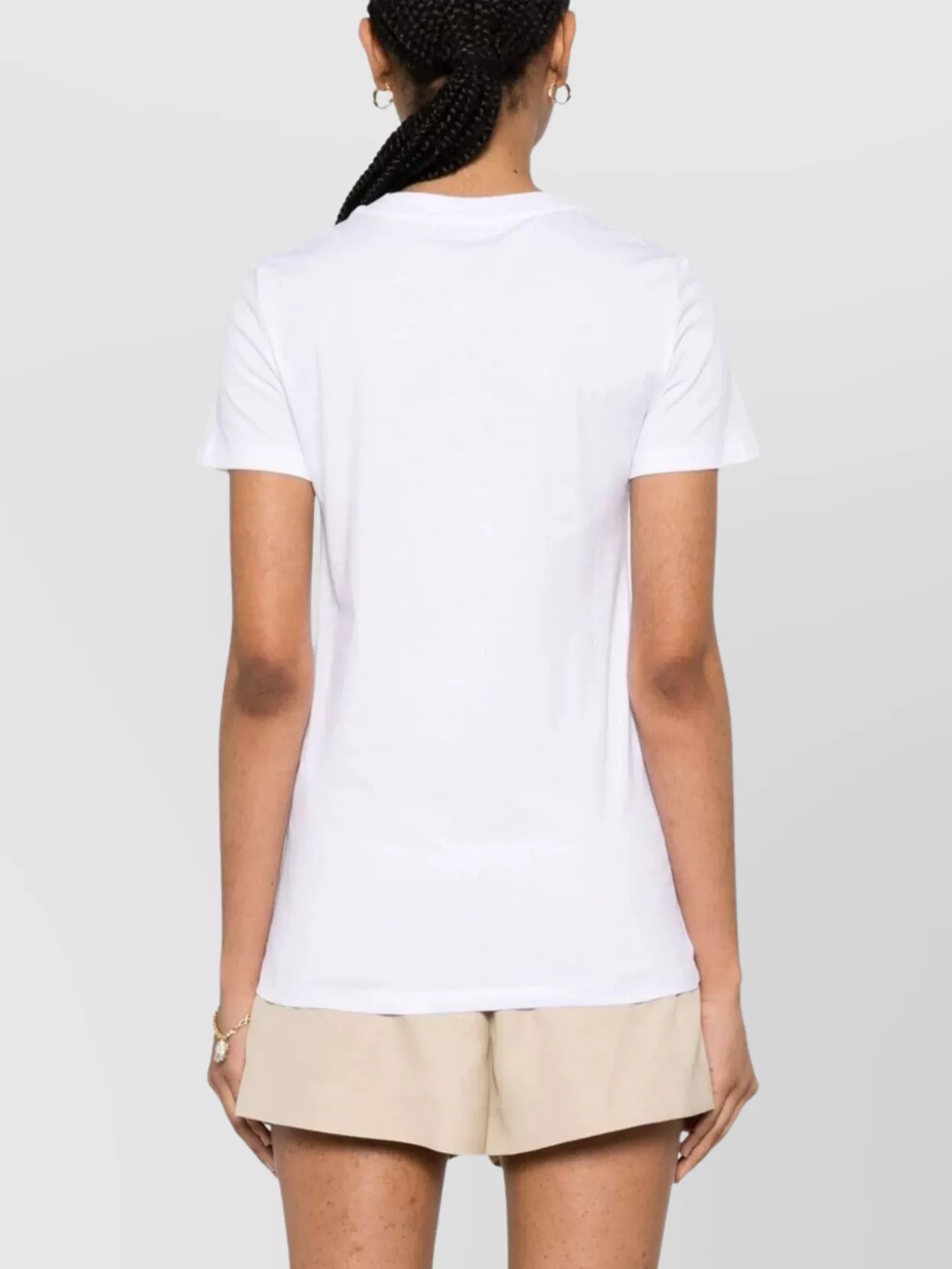 Max Mara Graphic Print Crew Neck Short Sleeve Top In Animal Print