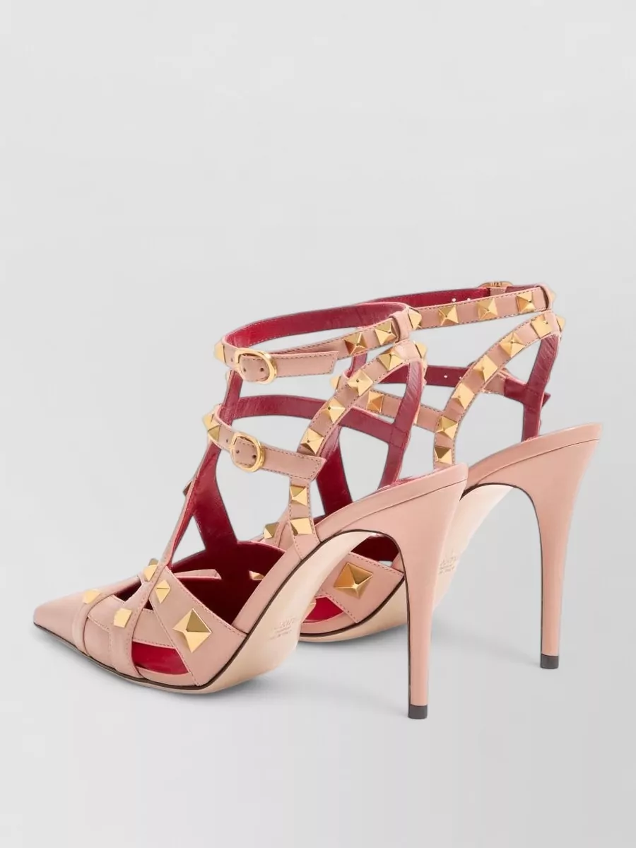 Valentino Garavani Leather Studded Pumps