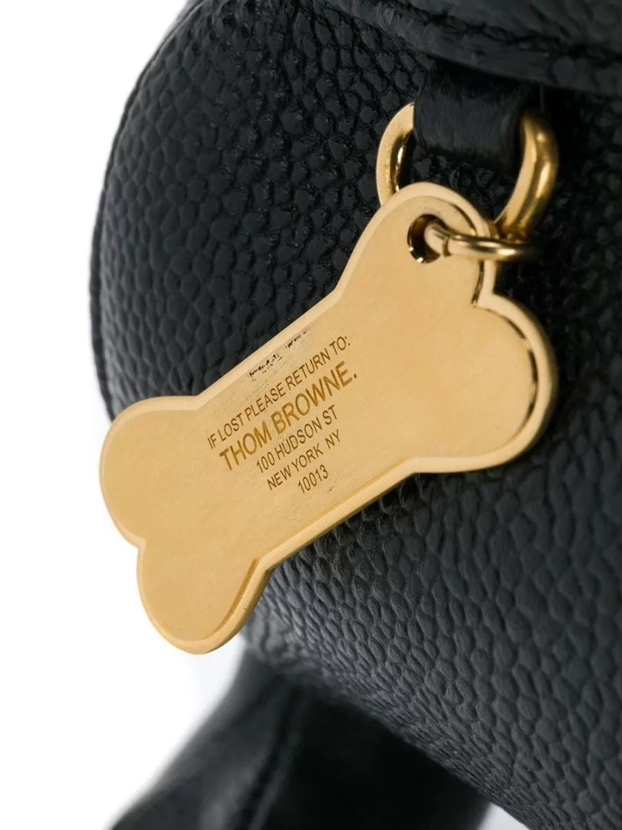 Thom Browne Pebbled Leather Mini Shoulder Bag