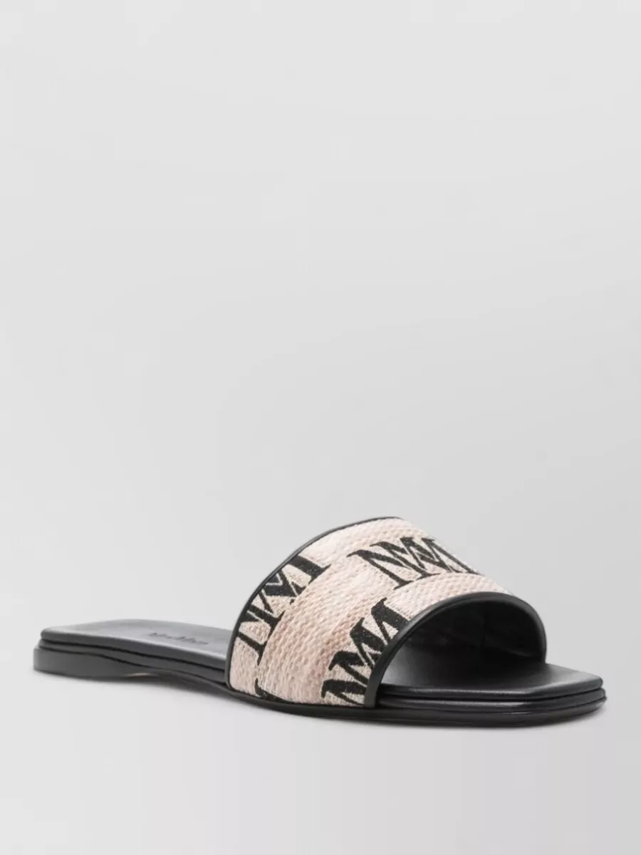 Max Mara logo-detail mules