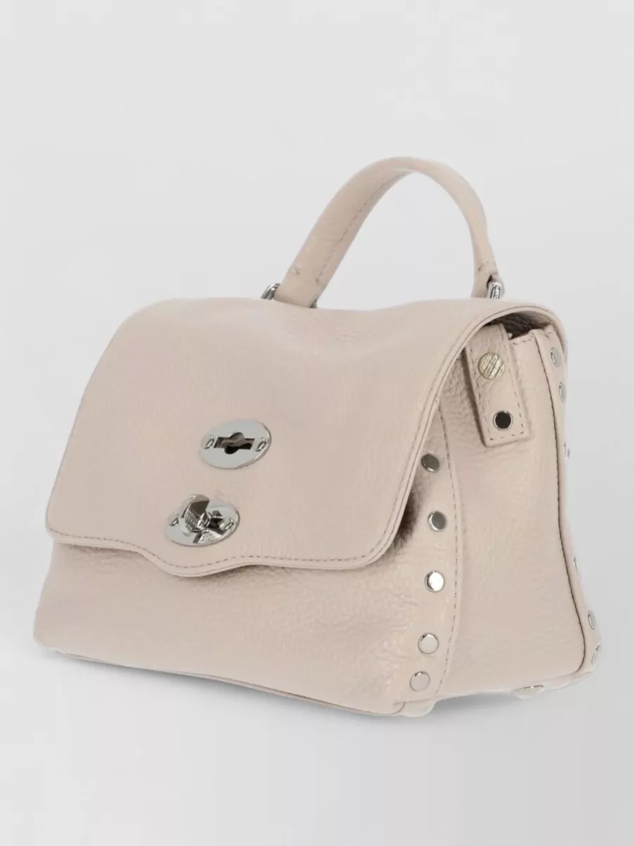 Zanellato Hammered Leather Mini Crossbody Bag