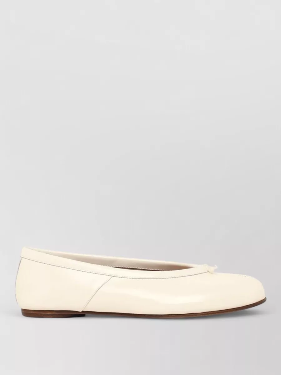 Maison Margiela Leather Tabi Ballerina Flats
