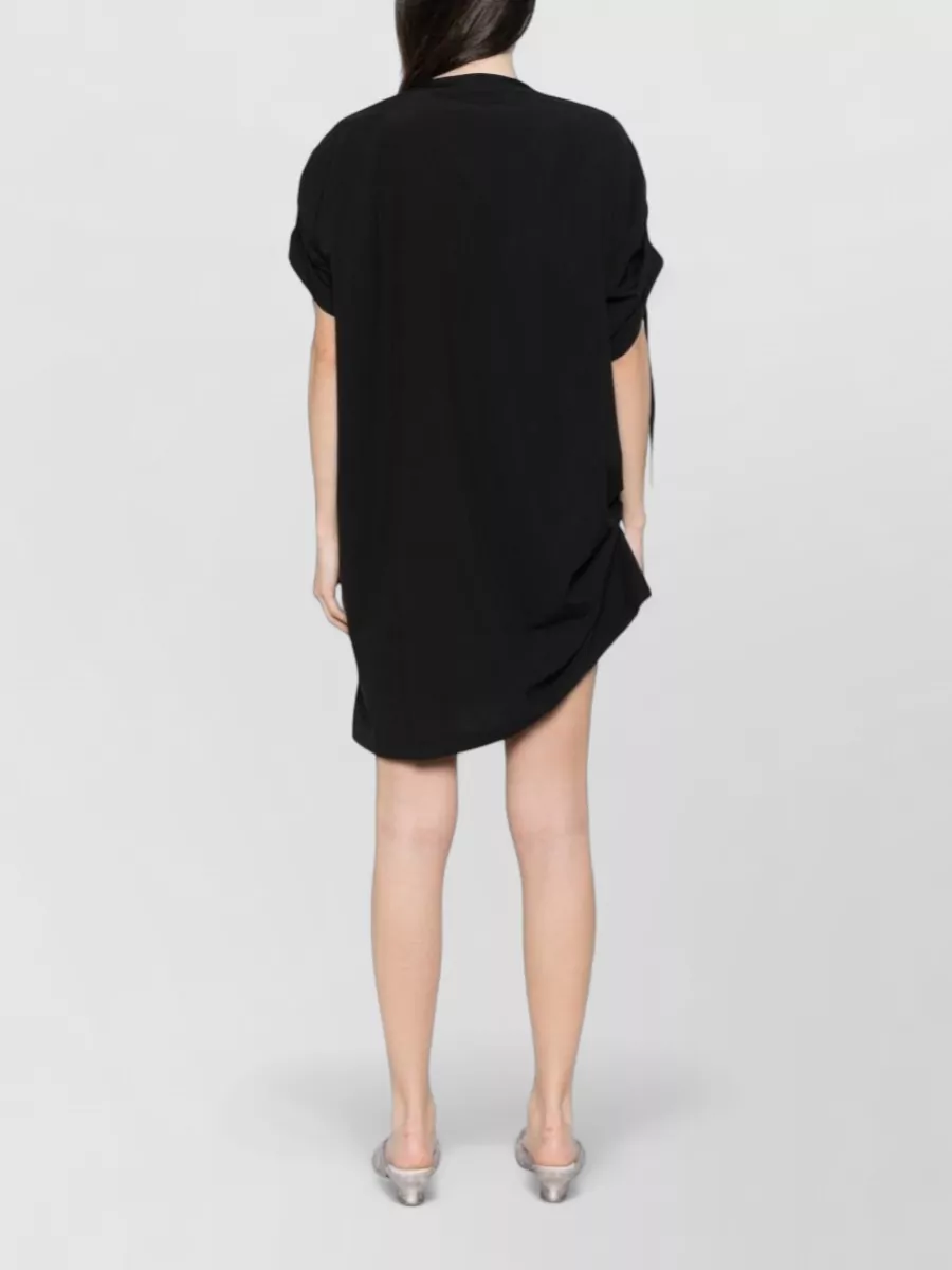 Y-3 Short-Sleeve Crew-Neck Mini Dress
