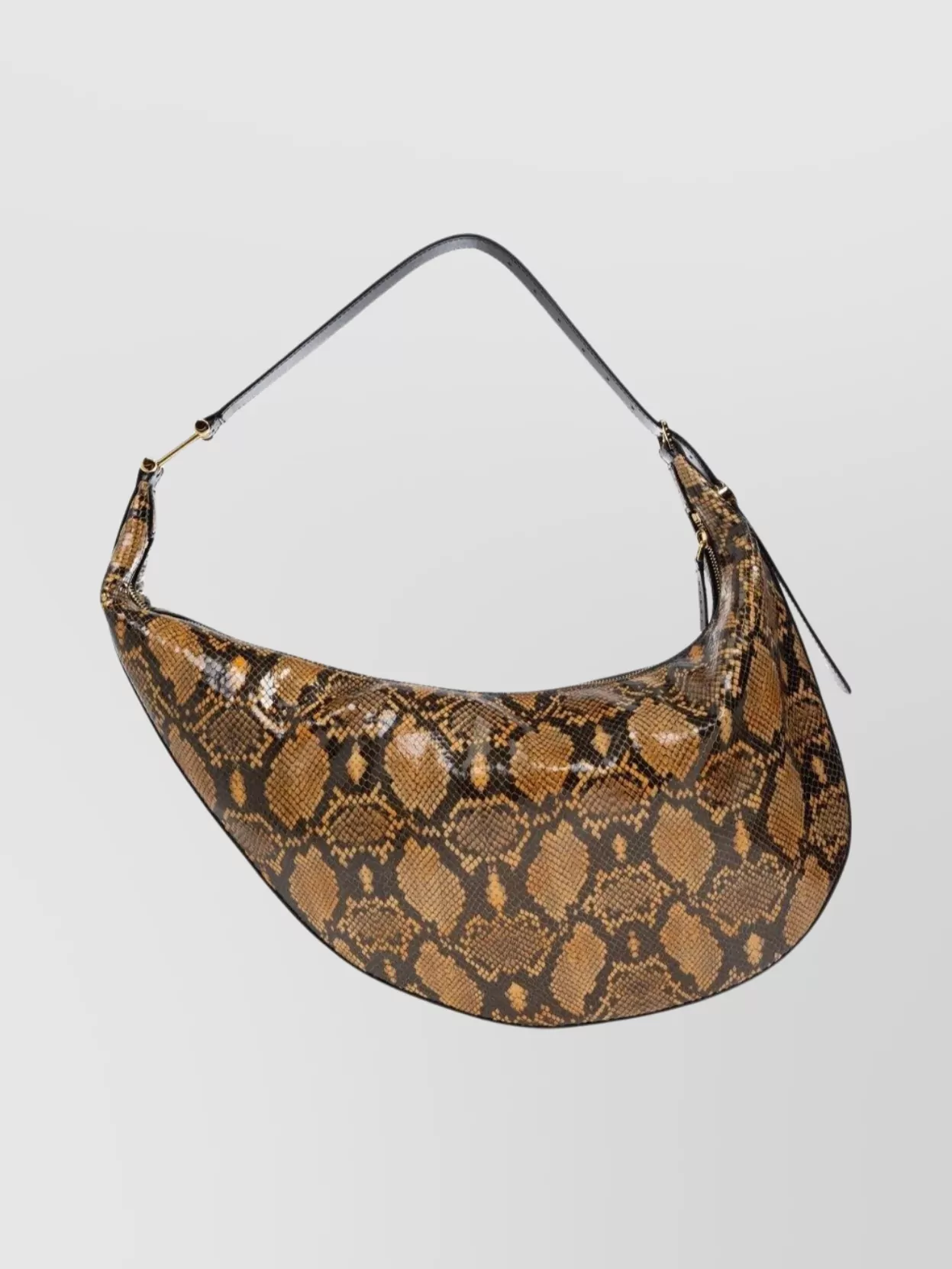 Marni Small Curved Shoulder Bag With Adjustable Strap