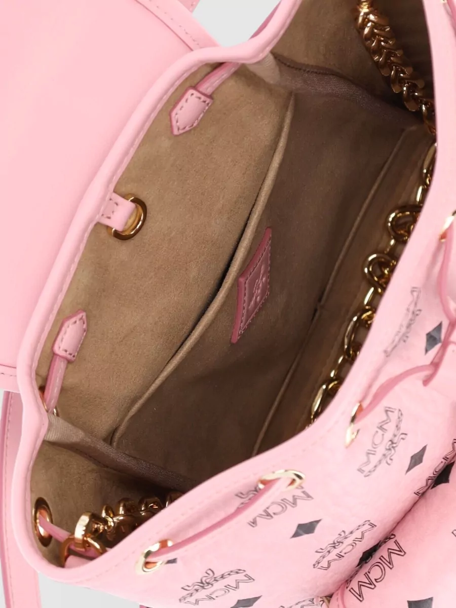 Mcm Aren Mini Synthetic Leather Backpack