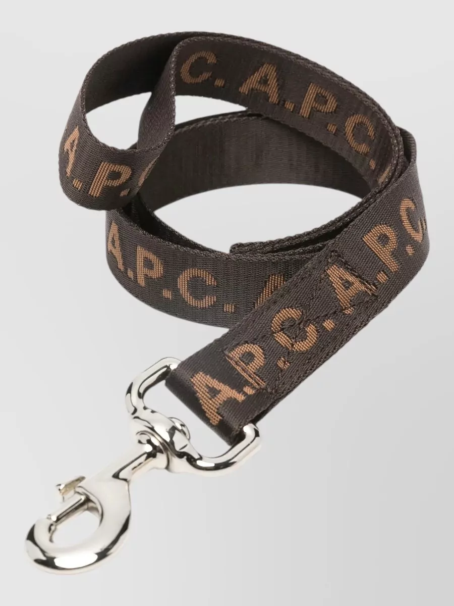 A.P.C. logo-print nylon leash