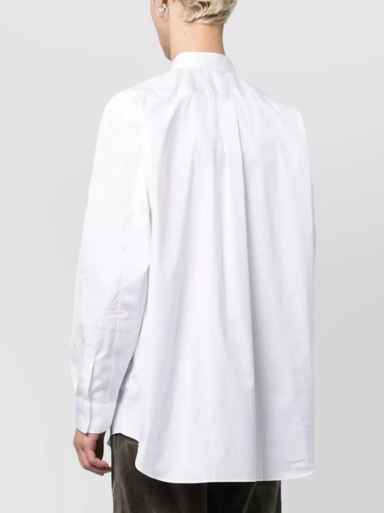 Comme Des Garçons Long Sleeve Button-Down Collar Shirt With Cuffs