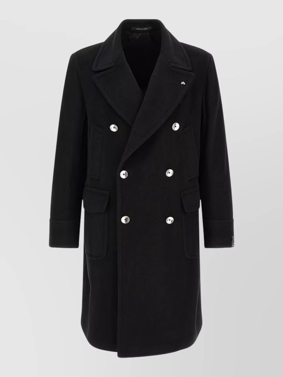 Tagliatore cashmere double-breasted coat
