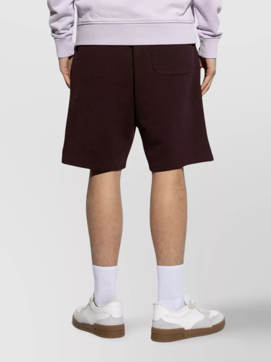 Ami Paris Elastic Waist Drawstring Bermuda Shorts