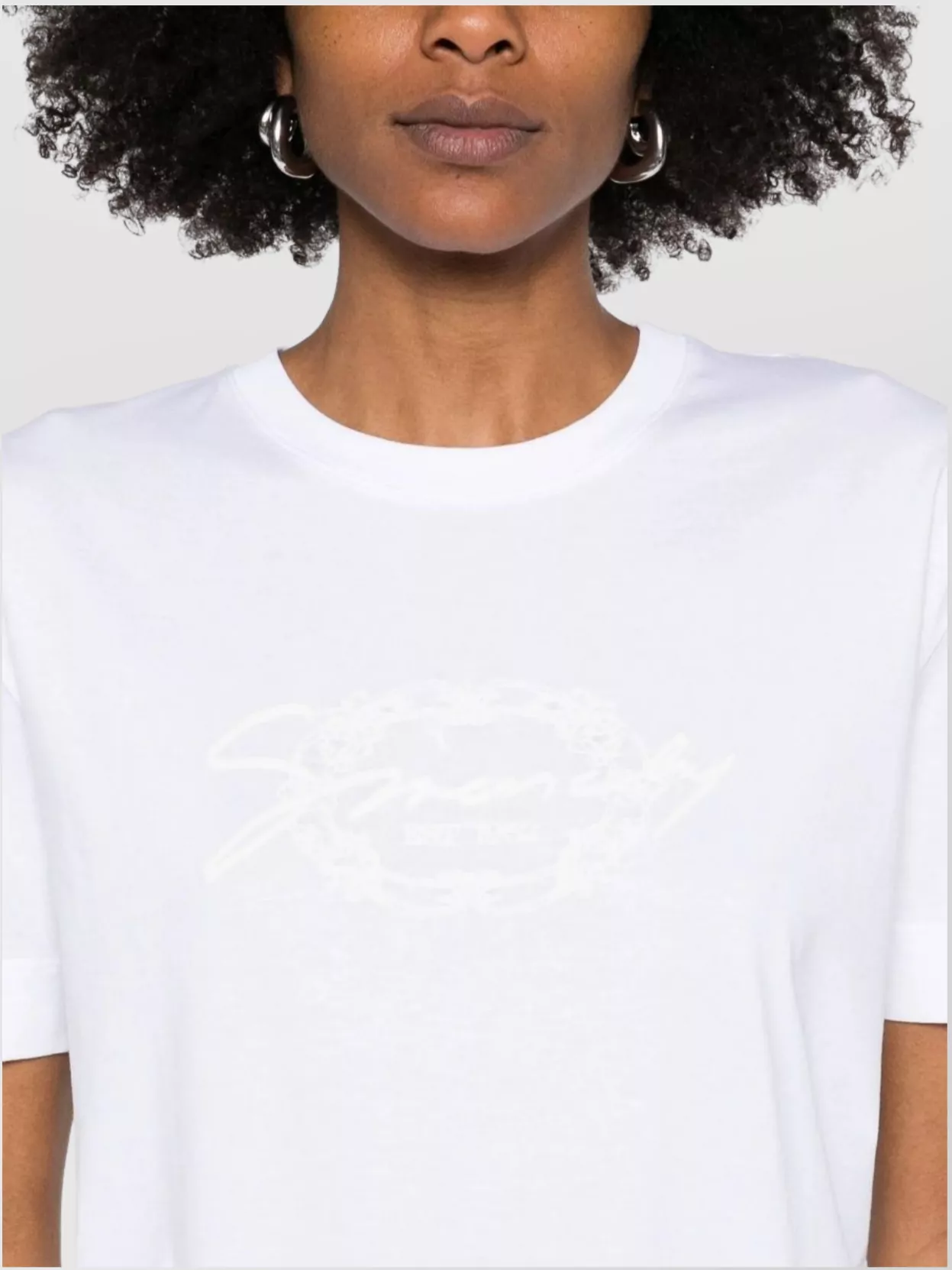 Givenchy White Cotton T-Shirt With Short Sleeves