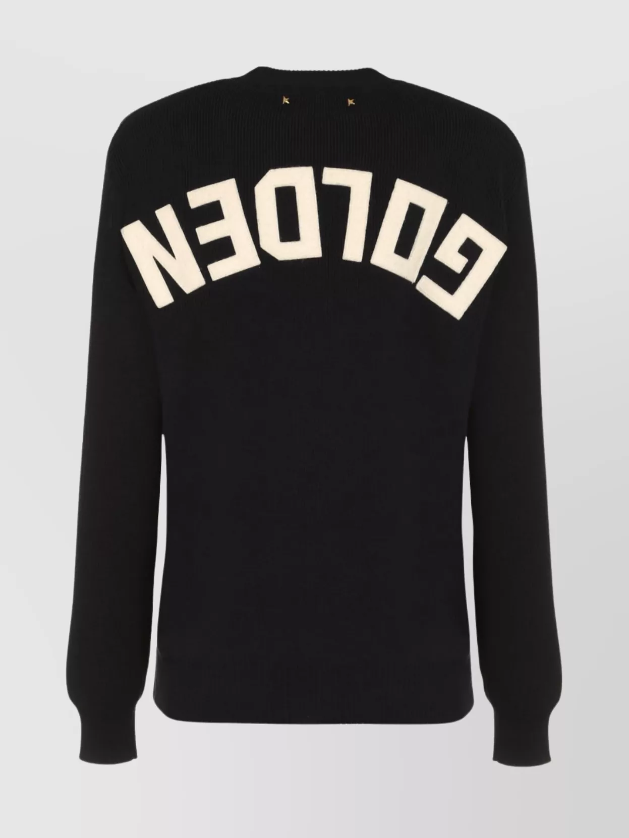 Golden Goose Ribbed Knit Crew-Neck Cotton Sweater